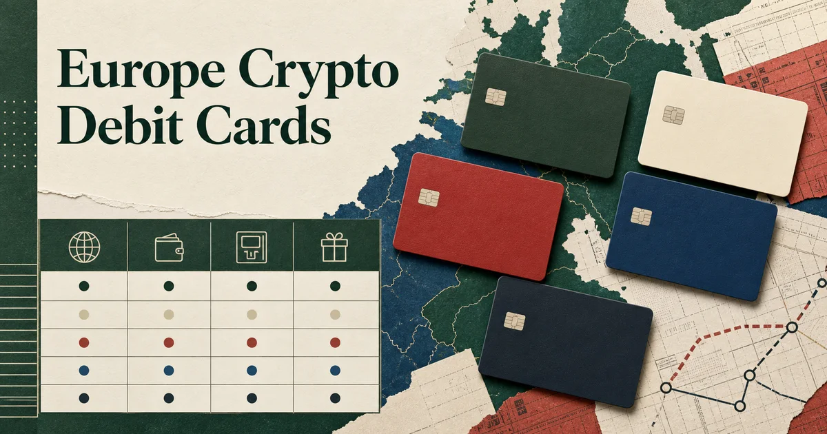 European crypto debit card comparison