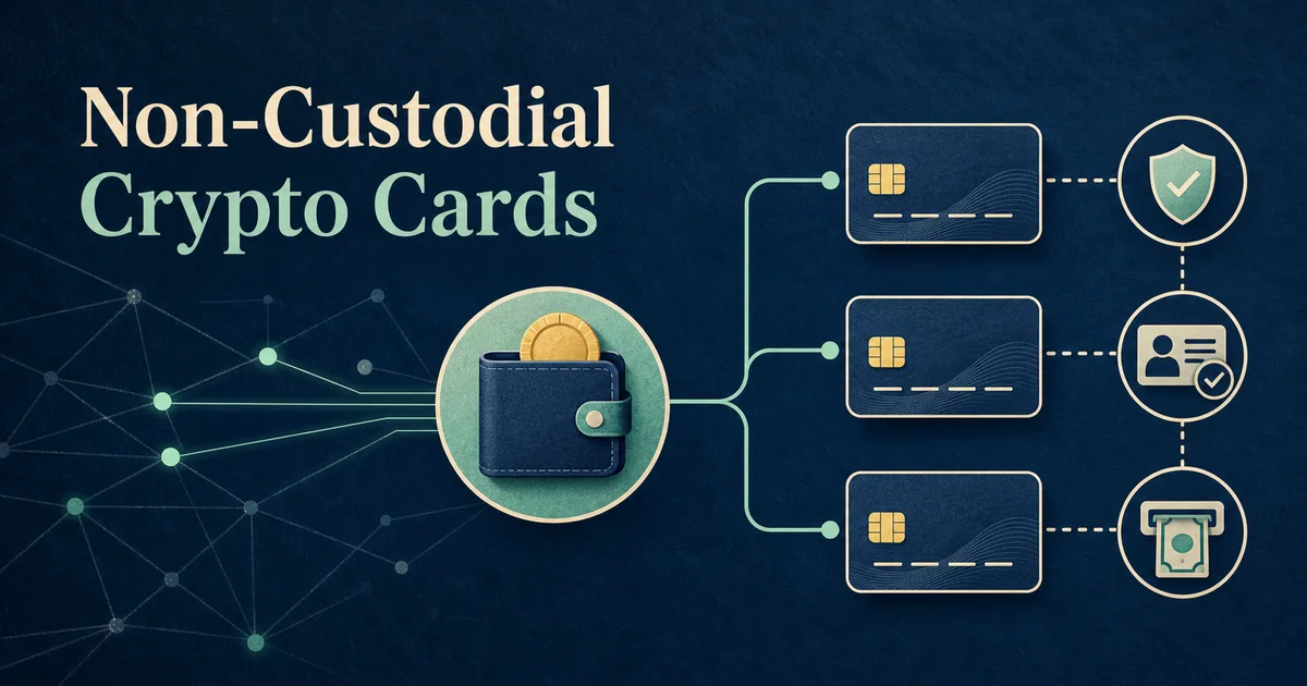 Non-custodial crypto card comparison